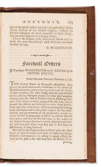 (PRESIDENTS--1796.) George Washington. A Collection of Speeches of the President of the United States.